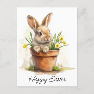 Glad påsk Bunny Vykort