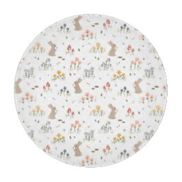 Glad påsk Bunny Wildblommor Cute Kitchen Decor