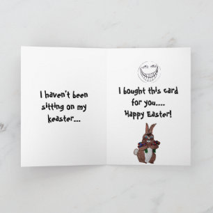 GLAD PÅSK BUNNY WITH RO Card Helgkort
