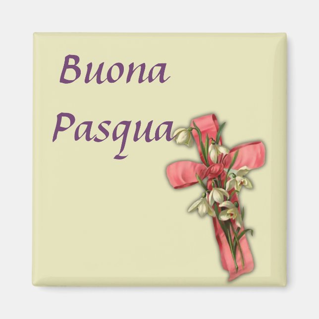 Glad påsk - Buona Pasqua Magnet (Framsidan)