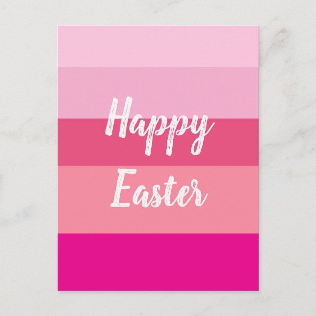 Glad påsk Candy Färg Flat Card Vykort (Framsida)