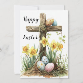 Glad påsk Card, Jesus Kor Påskägg Julkort