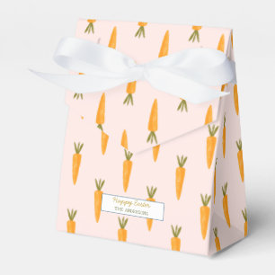 Glad påsk Carrot Bunny Rosa Presentaskar