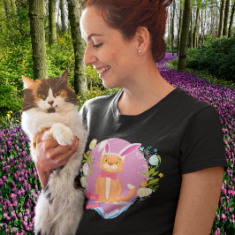 Glad påsk Cat-Funny Påsk Kattunge T Shirt