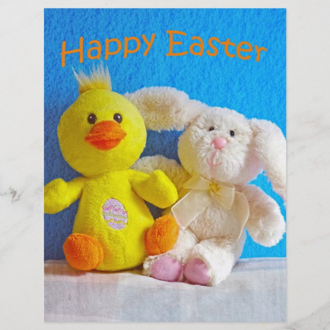 Glad påsk Chick + Bunny (Framsida)
