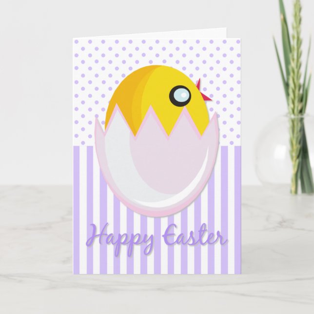 Glad påsk Chick Card Helgkort (Framsida)