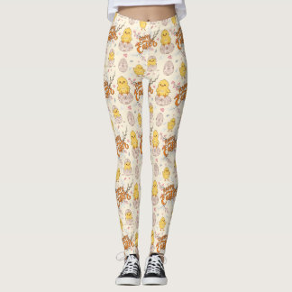 Glad påsk Chick Leggings