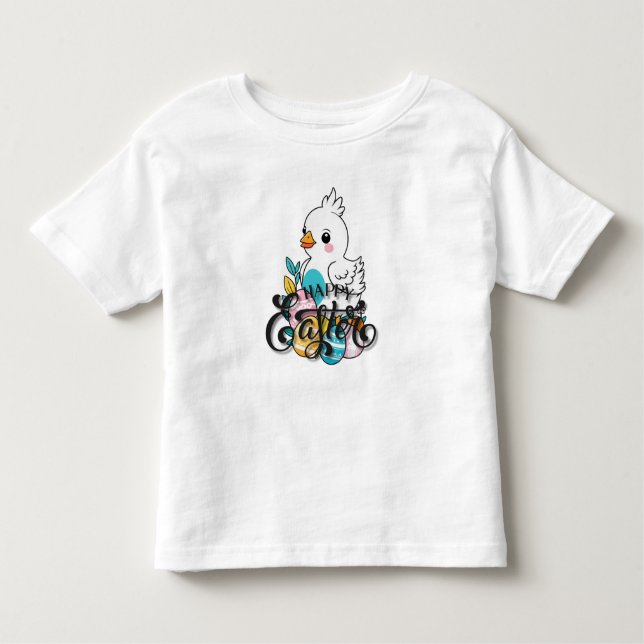 Glad påsk Chick T Shirt (Framsida)