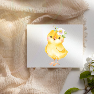 Glad påsk Chick vykort