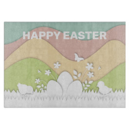 Glad påsk chickar och äggpastel färg