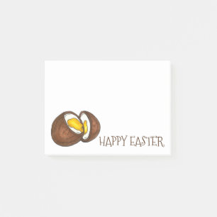 Glad påsk Chocolate Cream Egg Candy Post it Post-it Block