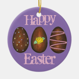 Glad påsk Chocolate Cream Egg Eggs Ornament