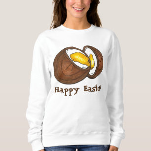 Glad påsk Chocolate Creme Cream Egg Foodie Tee Shirt