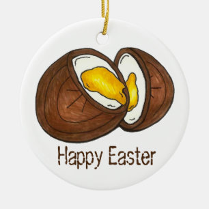 Glad påsk Chocolate Creme Egg Candy Ornament