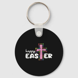 Glad påsk Christian Egg Hunting Vår Kor Nyckelring