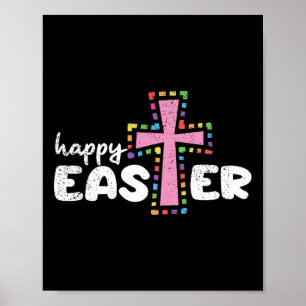 Glad påsk Christian Egg Hunting Vår Kor Poster