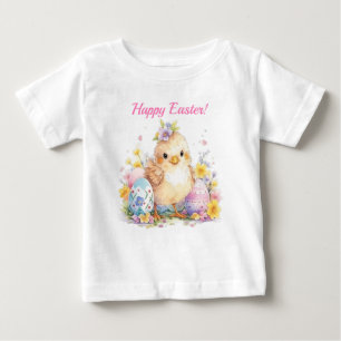 Glad påsk Cute Baby Chick T Shirt