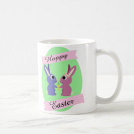 Glad påsk! Cute bunnies Kaffemugg