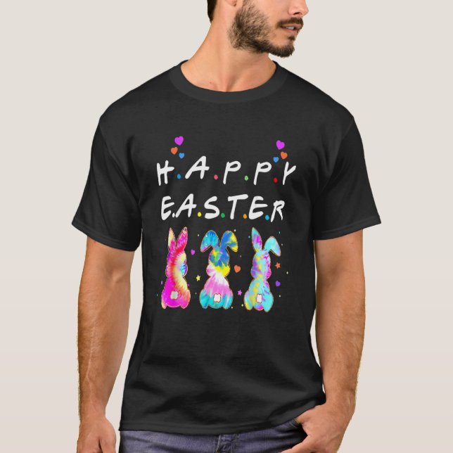 Glad påsk Cute Bunny Family Matching Påsk 202 T Shirt (Framsida)