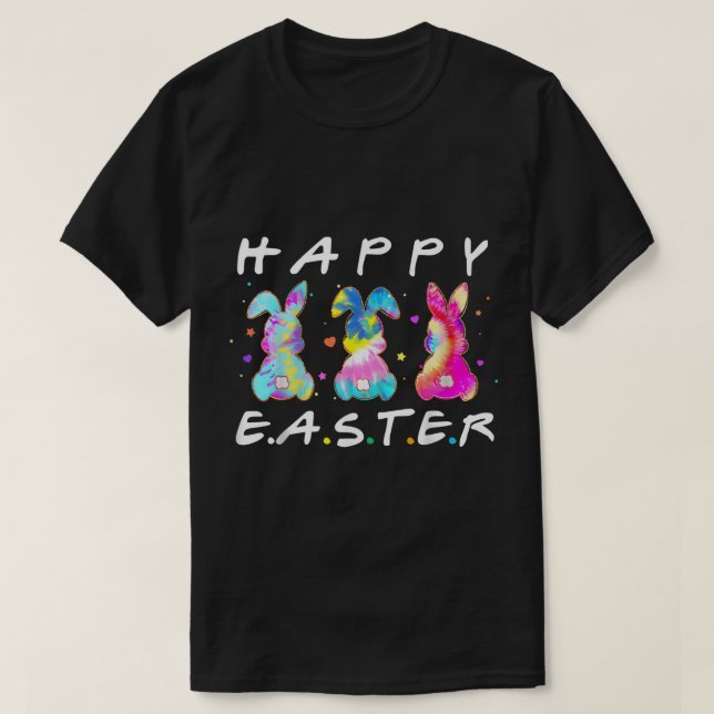 Glad påsk Cute Bunny Family Matching Påsk 202 T Shirt (Design framsida)
