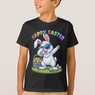 Glad påsk Dabba kanin med solglasögon T Shirt