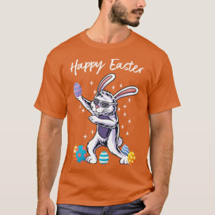 Glad påsk Dabbing Bunny-ägg T Shirt