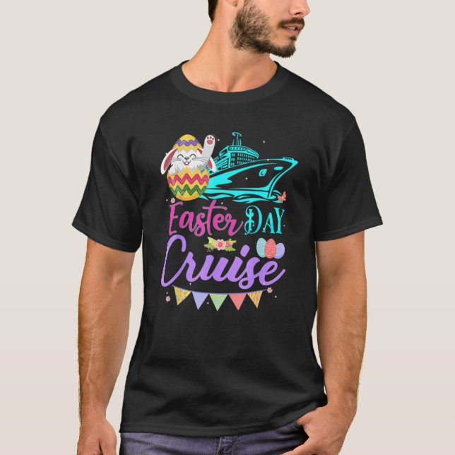 Glad påsk Dag Cruise Funny Frakt Påsk T Shirt (Framsida)