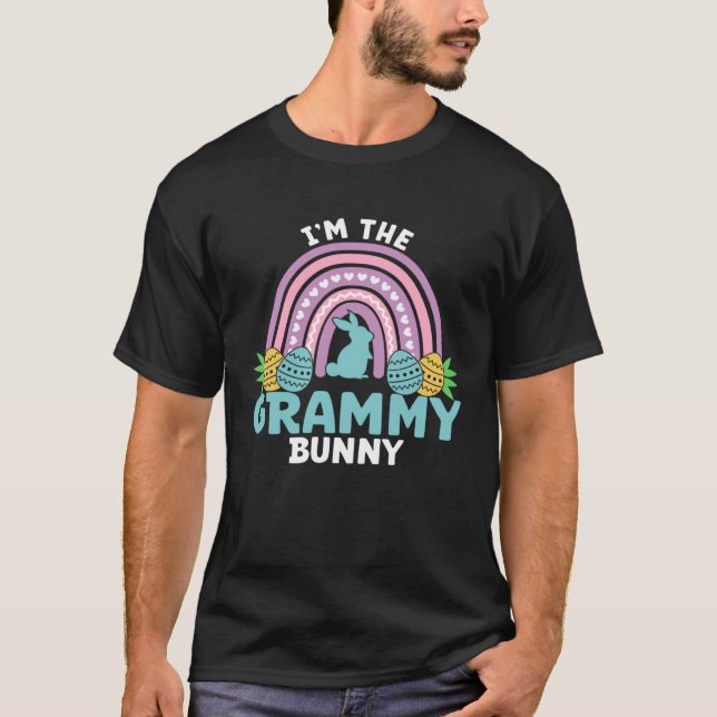 Glad påsk Dag I är Actor Bunny 2 T Shirt (Framsida)