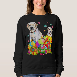 Glad påsk dag Labrador-restaurering med Påsk Eg T Shirt