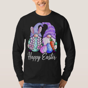 Glad påsk Dag Påsk Gnome Egg Hunting Basket B T Shirt
