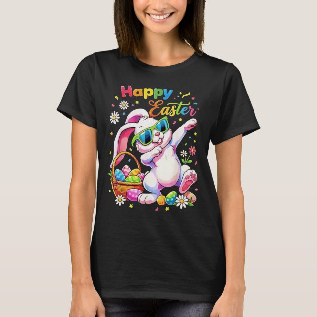 Glad påsk dag t-shirts för män kvinnor barn (Framsida)