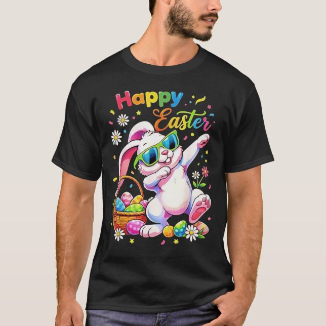 Glad påsk dag t-shirts för män kvinnor barn (Framsida)