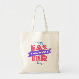 Glad påsk Dag Tote Bag Tygkasse