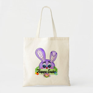 Glad påsk Dagen 2022, Cute Bunny Öron Tygkasse