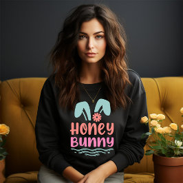 Glad påsk-dagen - Bunny Funny T Shirt