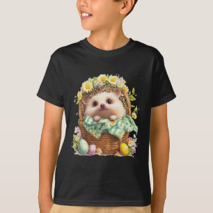 Glad påsk-dagen - Hedgehog Sitta Inside A-ugnen T Shirt