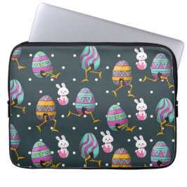 Glad påsk-dagen - Ljuny Bunny Önskemål Mönster Laptop Fodral