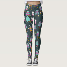 Glad påsk-dagen - Ljuny Bunny Önskemål Mönster Leggings