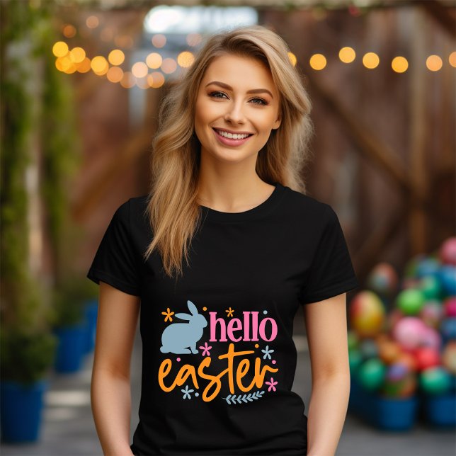 Glad påsk-dagen - Ljusblommor T Shirt (Skapare uppladdad)