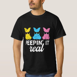 Glad påsk-dagen pepin den reella retro t shirt