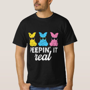 Glad påsk-dagen pepin den reella retro t shirt