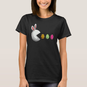 Glad påsk Day Bunny Egg Funny Boys Girls Kids E T Shirt