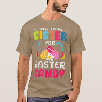 Glad påsk Day Bunny Egg Funny Boys Girls Kids E T Shirt