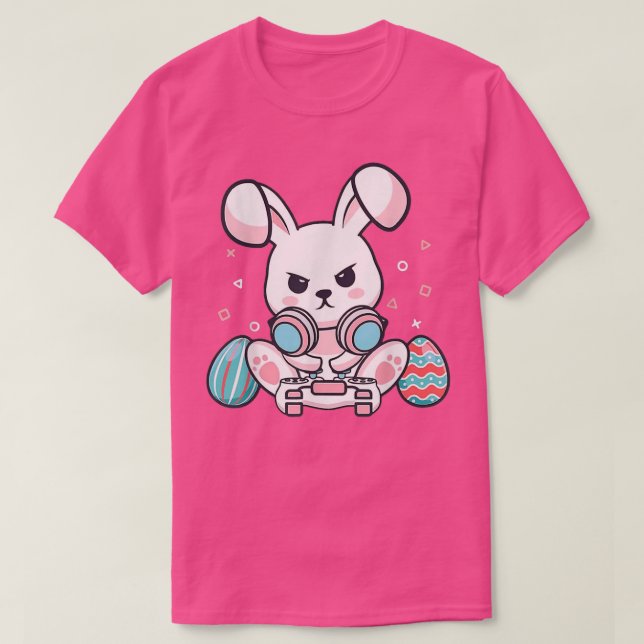 Glad påsk Day Bunny Egg Funny Boys Girls Kids G T Shirt (Design framsida)