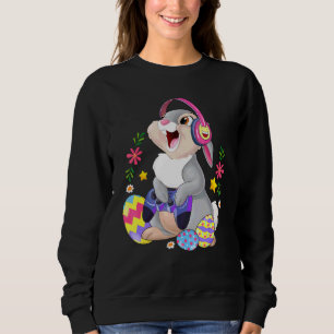 Glad påsk Day Bunny Egg Funny Boys Girls Kids G T Shirt