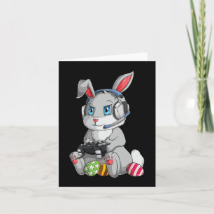 Glad påsk Day Bunny Egg Roligt Boys Girls Kids Gam Kort