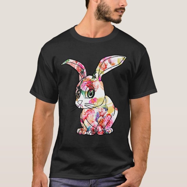 Glad påsk Day Bunny Vår Gnome Påskägg Hun T Shirt (Framsida)
