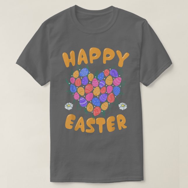 Glad påsk Day Funny Eggs Hunting Pascha Christi T Shirt (Design framsida)