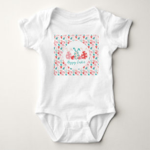 Glad påsk Decorated Eggs Bunny Öron T Shirt