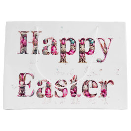 Glad påsk Dekorativ text 